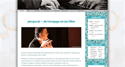 Desktop Screenshot of pianojoe.de