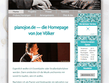 Tablet Screenshot of pianojoe.de
